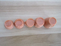 Miniature Resin Flower Pot Model for Dollhouse & Micro Landscape Decor