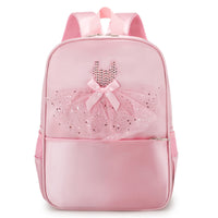 Kids Dance Backpack for Girls, Ballet Latin Dancewear Storage Bag, Multi-functional Double Shoulder Bag