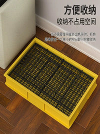 Rabbit Cage with Anti-Splash Design, Automatic Waste Cleaning, for Indoor Use, Large Size for Guinea Pigs and Dutch Pigs