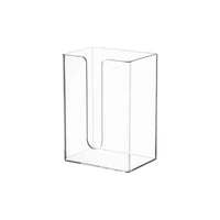 Wall-Mounted Transparent Acrylic Tissue Dispenser for Bathroom and Vanity