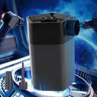 Portable Electric Air Pump for Inflatable Beds, Camping, and Pool Floats - Cordless Rechargeable