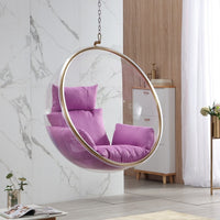Bubble Hanging Chair Acrylic Swing for Indoor Outdoor Balcony Patio