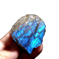 Natural Labradorite Raw Stone Specimen for Diffuser, Decoration, and Collection