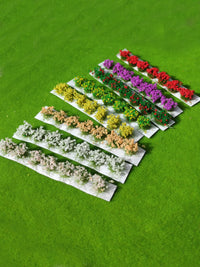 Miniature Simulation Model Flower Cluster Grass Tufts for Diorama Landscaping