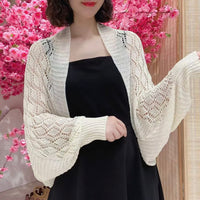 Women's Knit Hollow Out Shawl Breathable Sun Protection Cardigan