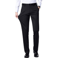 Men's Wrinkle-Free Business Casual Straight Leg Trousers
