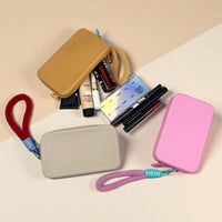 Silicone Square Portable Mini Coin Purse Multi-functional Cosmetic Storage Bag