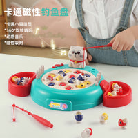 Magnetic Fishing Game Toy for Toddlers 1-3 Years Old, Educational Brain Development Gift