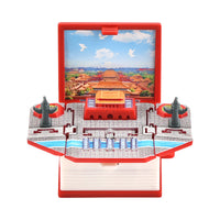 Miniature Great Wall 3D Pop-Up Book Keychain