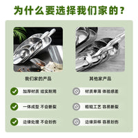 Aluminum Alloy Ice Scoop for Bar, Kitchen, and Supermarket Use