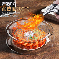 Microwave Food Cover Stackable Splatter Guard with Steam Vent