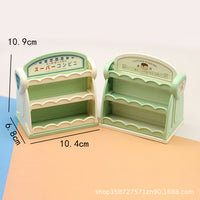 Miniature 1:12 Dollhouse Supermarket Display Rack for Kids' Pretend Play