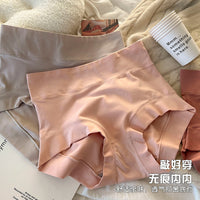 Women's High Waist Cotton Underwear Seamless Tummy Control Hip Lift Briefs