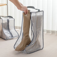 Travel Shoe and Boot Storage Bag with Clear Dustproof Window