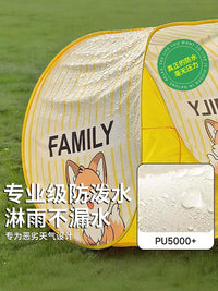 Pop-Up Beach Tent UV Protection Waterproof Portable Camping Sun Shelter with Window for Picnic