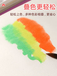 Watercolor Paper for Artists, Thick Cotton Pulp Watercolor Pad for Students and Beginners, 4K 8K 16K Sizes