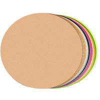 Round Cardstock 200gsm Colored White Cardboard Hard Black Cardboard Kraft Paper for Painting and Handicrafts