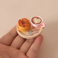 Dollhouse Miniature Food Tray Model Accessories for OB11 Dolls