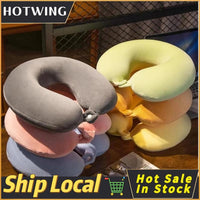 Memory Foam U-Shaped Neck Pillow for Office, Travel, and Home Use