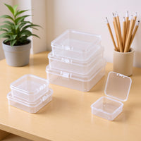 Transparent PP Storage Box for Perler Beads, Earrings, and Jewelry - Multi-Specification Organizer