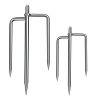 Solid Stainless Steel Fishing Umbrella Ground Spike for Sun and Rain Protection, Windproof