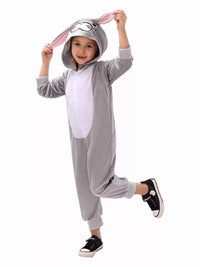 Kids' Halloween Animal Onesie Costume for Role Play and Stage Performance