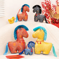 2026 Year of the Horse Plush Toy Zodiac Paper-cut Horse Figurine