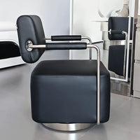 Salon Hairdressing Chair Stainless Steel Swivel Styling Stool for Barbershop