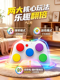 Light-Up Rhythm Game Machine for Kids, Hand-Eye Coordination Training Toy
