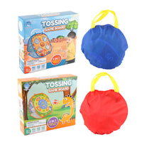 Kids 3-in-1 Dinosaur Football Toss Game Tent with Storage Bag, Indoor Outdoor Foldable Play Tent