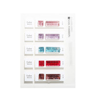 Japanese Style 5-Color Acrylic Nail Art Display Board with Tips