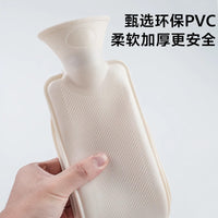 Extra Long Hot Water Bottle with Cover for Bed and Feet Warming