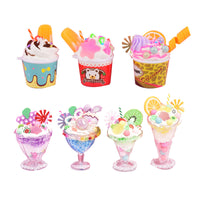 DIY Cream Glue Ice Cream Cup Craft Kit for Kids with Storage Box