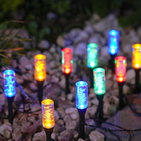 LED Bubble Stick Solar Garden Lights Outdoor Landscape Decorative String Lights