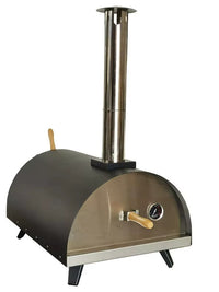 21-inch Portable Outdoor Charcoal Pizza Oven and BBQ Grill for Patio and Camping