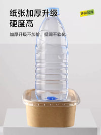 Disposable Camping Picnic Tableware Set with Cups, Bowls, and Bamboo Chopsticks