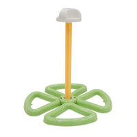 Rotating Windmill Perch Toy for Parrots and Birds, Chewing and Grinding Swing Stand