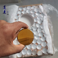 Cosmetic Cream Jar Lids with ABS Electroplated UV Coating and Wood Grain Options