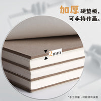A4 Sketchbook with Coil Binding, Hardcover, 160g Thick Paper for Art Students and Drawing