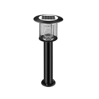 Solar-Powered Stainless Steel Mosquito Killer Lamp with Dual Lighting Modes for Outdoor Patios and Gardens