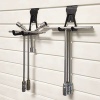Garage Storage Hooks Tool Slot Board Hooks Multi-functional Hardware Tool Wall Mount Rack Double Wire Warehouse Balcony Hooks