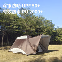 Automatic Pop-Up Camping Tent for 3-6 People - Portable, Waterproof, and UV Protection
