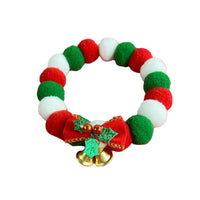 Christmas Pet Collar with Bow and Bell for Cats and Small Dogs