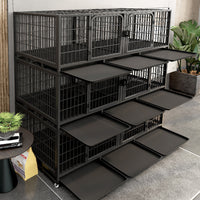 Large Multi-Tier Pet Cage for Cats, Rabbits, Pigeons, and Dogs - Breeding and Home Use