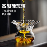 Creative Glass Tea Infuser Strainer for Kung Fu Tea Set