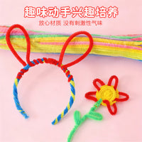 Macaron Color Pipe Cleaners for Kids' DIY Crafts