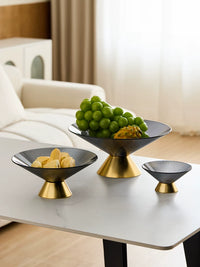 Modern Luxury Fruit Drain Basket for Home, Living Room, Bar, Hotel - Creative Candy Snack Dish