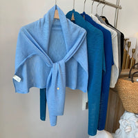 Women's Lightweight Bamboo Linen Shawl for Sun Protection and Air-Conditioned Rooms