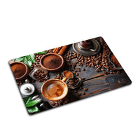 American Style Diatomaceous Earth Coffee Machine Mat for Kitchen Countertops - Super Absorbent and Quick Drying Bar Mat