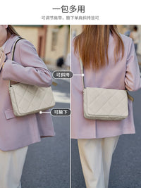 Women's Oxford Cloth Crossbody Bag Multi-layer Phone Purse Nylon Fashion Shoulder Bag